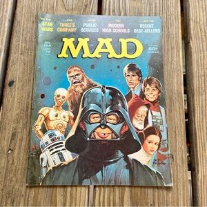 Vintage Mad Magazine # 196 January 1978 Star Wars